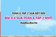 Bài 8.4 SGK Toán 6 tập 2 Kết nối tri thức